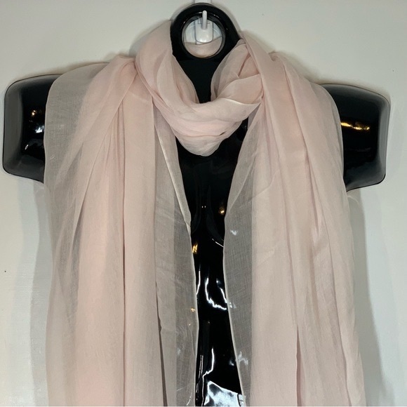 Nordstrom Modal &Silk Scarf in Light Pink - Picture 2 of 7